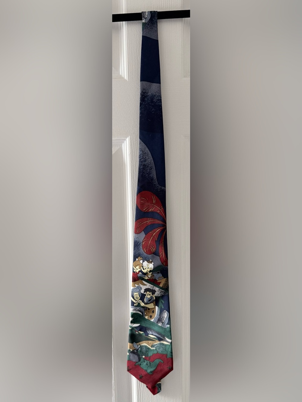 Vintage Flintstones Cartoon Necktie – Mercedes High Fashion Handmade Tie